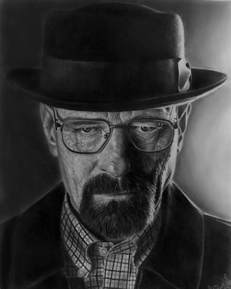 heisenberg breaking bad Drawing by paresh kharva | Saatchi Art