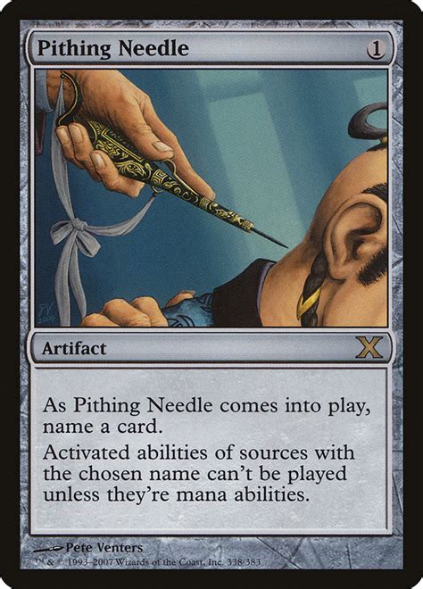 Pithing Needle · Kaladesh Inventions (MPS) #44 · Scryfall Magic The ...