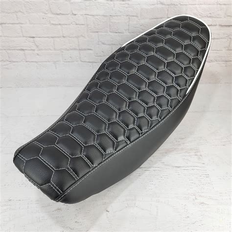 Honda Navi Seat Cover Multi Hexagon Honeycomb | Cheeky Seats Scooter Seat Covers | Reviews on ...