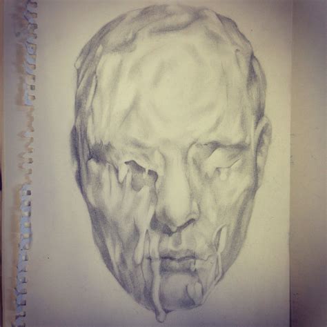 Face Melting Drawing