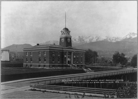 Clallam County Court House, Port Angeles, Washington, 1919. : r/olympicpeninsula