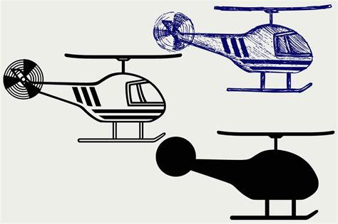 Helicopter SVG ~ Icons ~ Creative Market