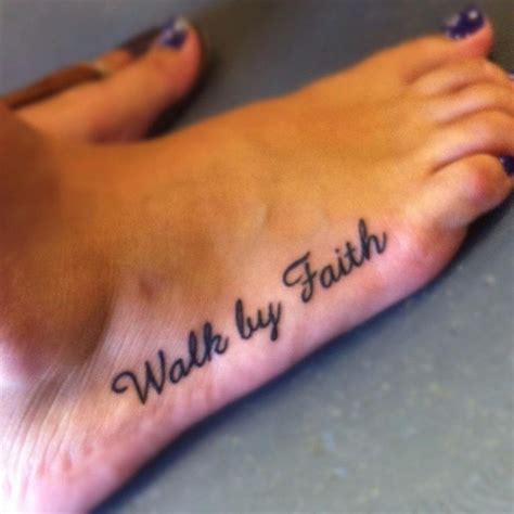 Pin by Debbie Strobel on Inspirations | Faith foot tattoos, Faith ...