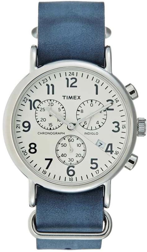 Timex WEEKENDER Watch blue | Timex watches, Timex, Chronograph