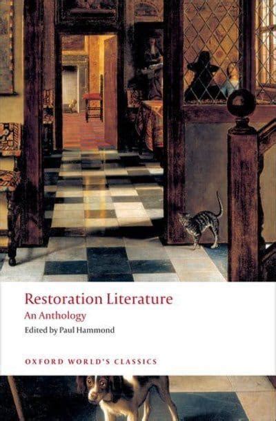 Restoration Literature : Paul Hammond (editor) : 9780199555192 : Blackwell's