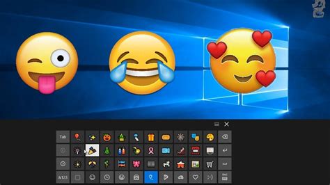 How to Get Emoji in Windows 10 On-Screen Keyboard - YouTube