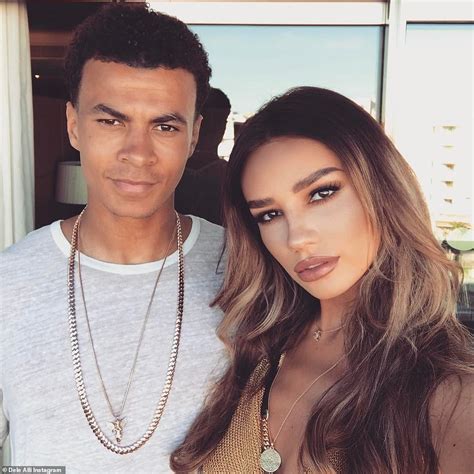 EXCLUSIVE Dele Alli, 25, and Pep Guardiola's daughter Maria, 20, leave Starbucks | Daily Mail Online