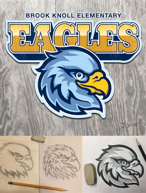 Eagles Mascot Logo | JSG Graphic Design Studio