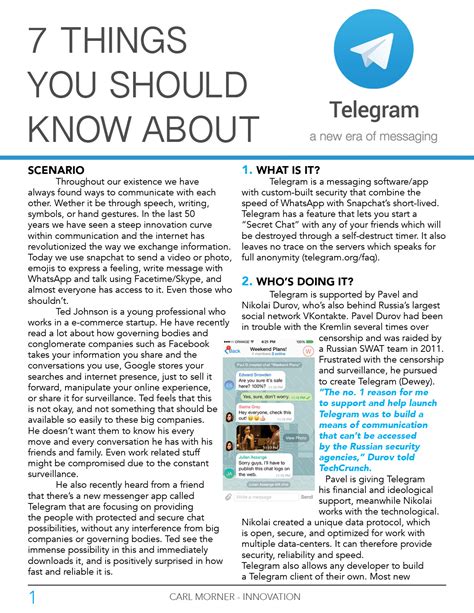 7 Things You Should Know About Telegram – Carl Morner Portfolio