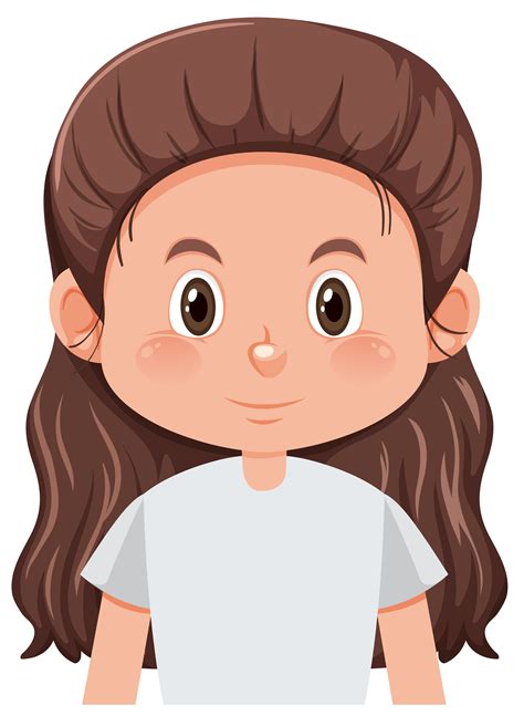 A brunette girl character 528705 Vector Art at Vecteezy