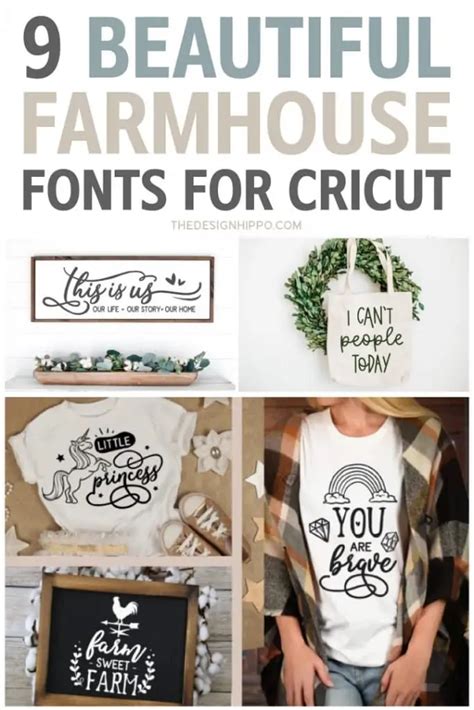 9 Best Farmhouse Fonts for Cricut That You'll Absolutely Love