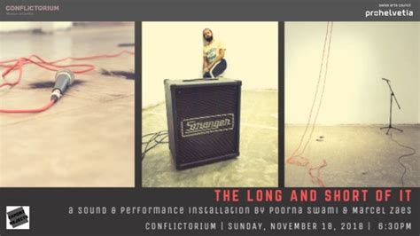 The long and short of it: A sound and performance installation ...