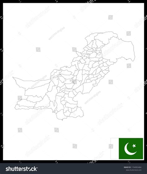 Map National Flag Pakistanmap Pakistan Flag Stock Vector (Royalty Free) 1194993484 | Shutterstock