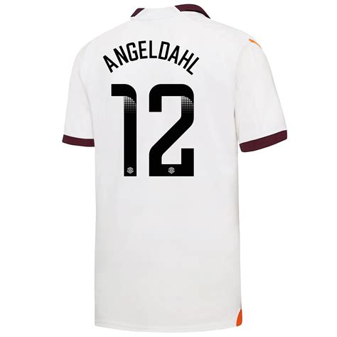 Manchester City Away Jersey 2023/24 with ANGELDAHL 12 printing ...