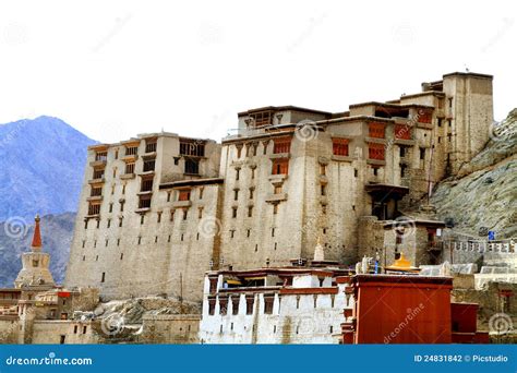 Leh palace stock photo. Image of buddhism, temple, city - 24831842