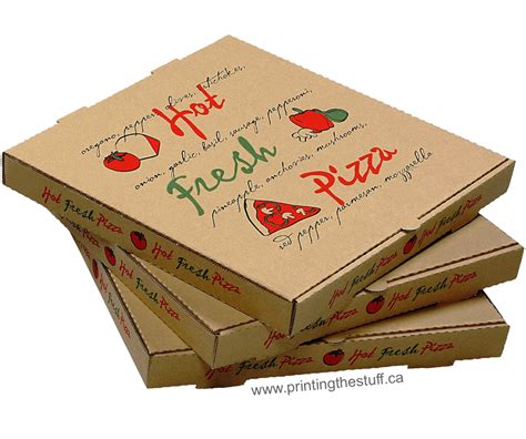 Pizza Boxes Wholesale Canada | Die Cut Boxes - PrintingTheStuff