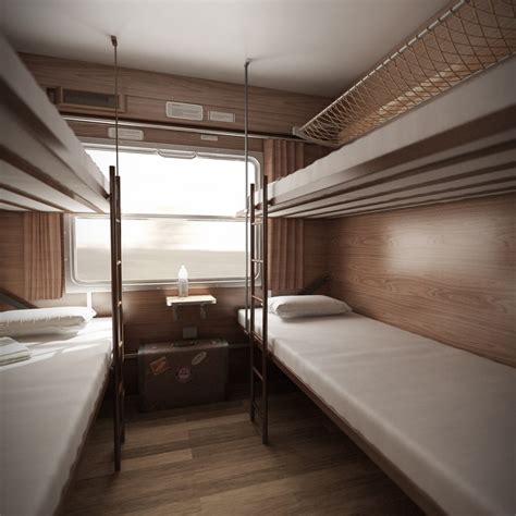 Old Sleeper Train Interior 01 3D Model - TurboSquid 1904042