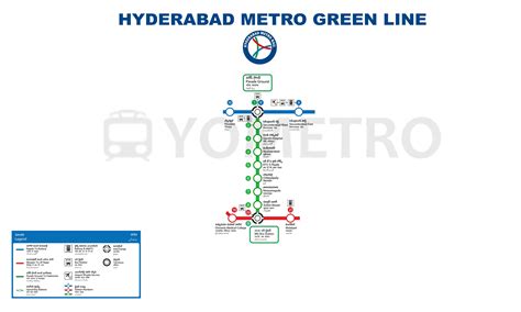 Hyderabad Metro Map 2024, Stations & Metro Lines Maps - YoMetro