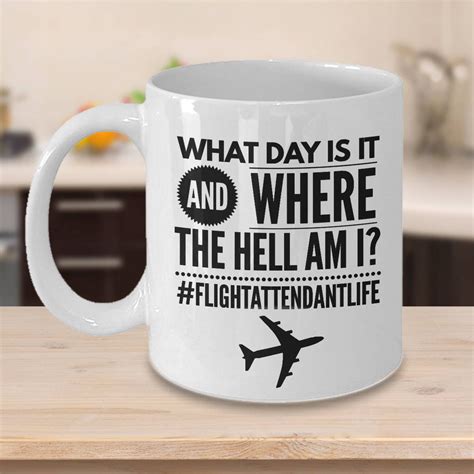 Flight Attendant Gifts Flight Attendant Life Mug Funny