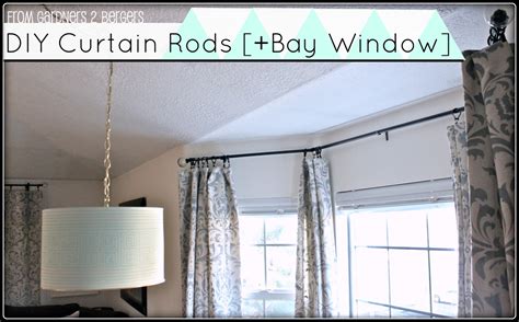 from Gardners 2 Bergers: DIY Curtain Rods [Sliding Glass Door & Bay Window]