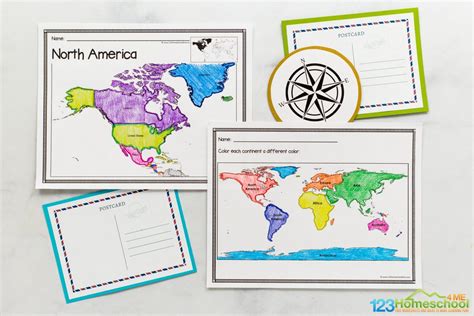 FREE Printable Blank Maps for Kids - World, Continent, USA | Maps for ...