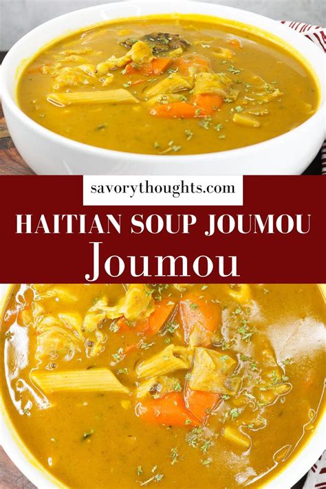 Soup Joumou (Haitian Squash Soup) in 2021 | Homemade dinner recipes, Haitian food recipes ...