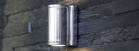 Omega Stainless Steel Garden Wall Light | Royal Botania Lighting