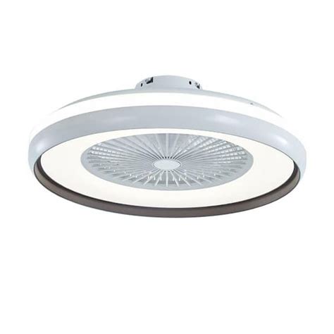 Encased Ceiling Fan With Light | Shelly Lighting