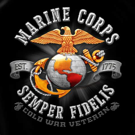 United States Marine Corps Semper Fidelis Patriotic TShirt