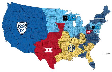 Sec Conference Map