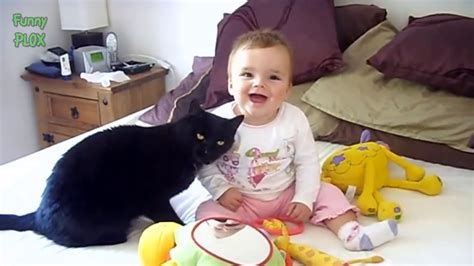 Kittens and Babies Playing Together Compilation (2017) - YouTube