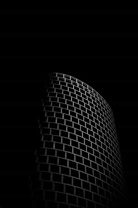 Download Solid Black 4K Tower Wallpaper | Wallpapers.com