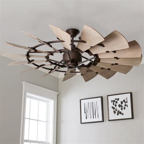 60" Rustic Windmill Ceiling Fan | Windmill ceiling fan, Rustic ceiling ...