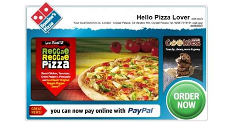 Dominos Coupon: £10 Off