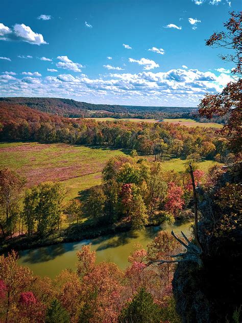 View of Missouri Fall Foliage Photograph by Lake Therapy | Fine Art America