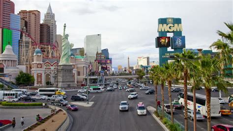 LAS VEGAS - CIRCA 2012: Time Lapse Of The Las Vegas Strip Daytime - Circa 2011 Stock Footage ...