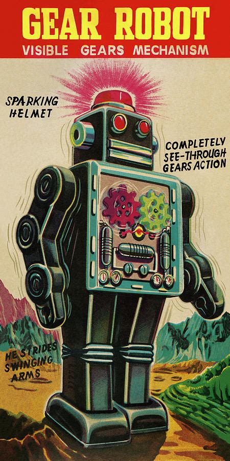 Vintage Robot Poster