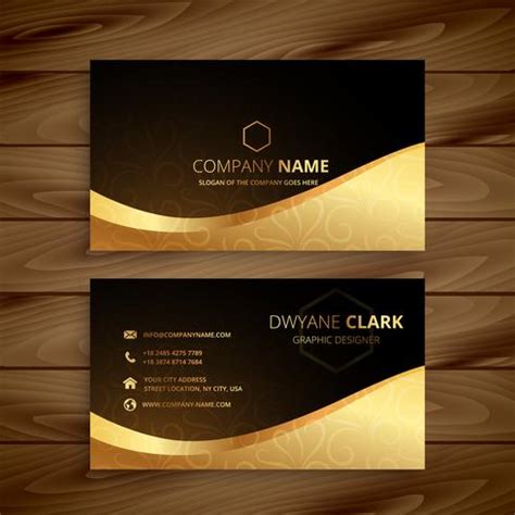luxury golden premium business card design - Download Free Vector Art, Stock Graphics & Images