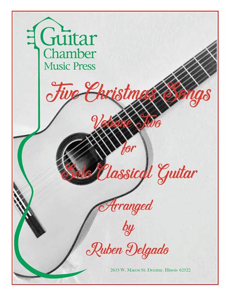 Five Christmas Songs Volume Two – Guitar Chamber Music Press