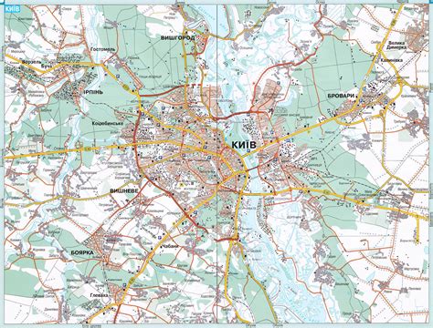 Maps of Kiev | Detailed map of Kiev in English | Maps of Kiev (Ukraine ...