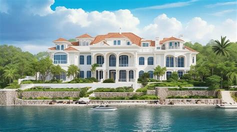 Premium AI Image | Discover Your Dream Waterfront Luxury Real Estate ...