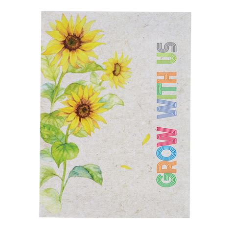 Watercolor Seed Packet - Sunflower 159365-SF : 4imprint.com