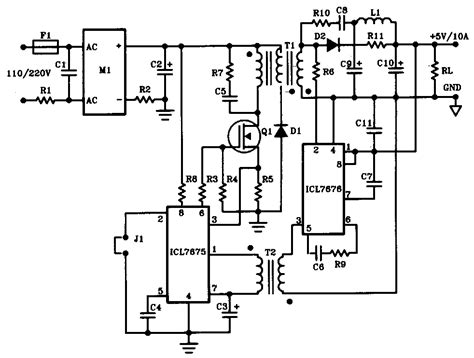 5V 10A 50W Offline Switching Power Supply - Power Supply Circuits