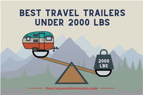 11 Cool Travel Trailers Under 2000 lbs | Video Tours! – The Crazy Outdoor Mama