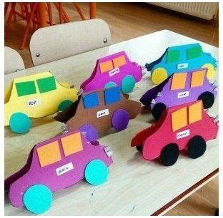 preschool transportation crafts for kıds (1) | Funny crafts #land #transportation #presc ...