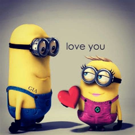 Love you | Minions funny, Minions, Minions love