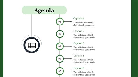 Stunning PowerPoint Agenda Template Slides Designs