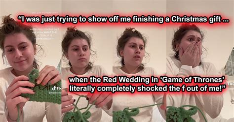 Woman Accidentally Captures Her Horrified Reaction to Seeing the ‘Game of Thrones’ Red Wedding ...