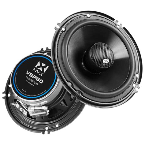 NVX VSP60 200W RMS 6" V-Series 2-Way Coaxial Car Speakers