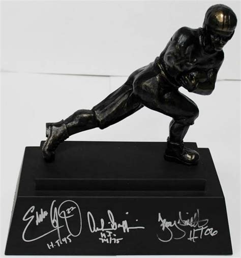 Archie Griffin, Eddie George, & Troy Smith Signed & Inscribed 18 ...